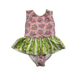 Girls SweetHoney Floral Swim Suit Size 18 months